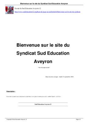sud aveyron Book