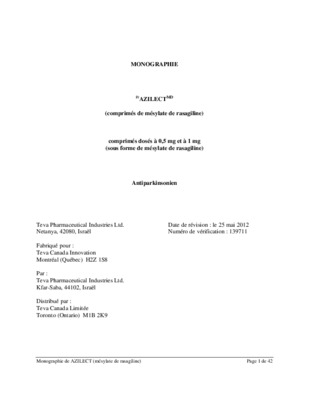 azilect Book
