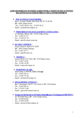 liste des bureaux d_etudes agrees par domaine en algerie Book