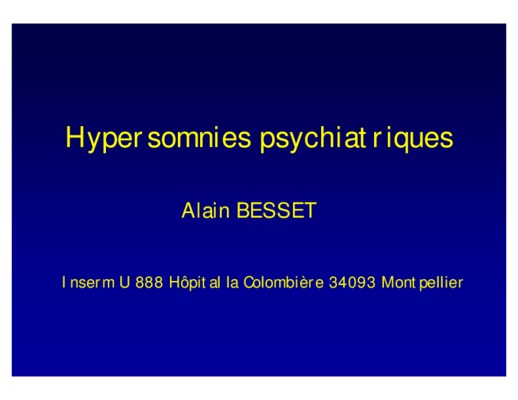 hypersomnie Book